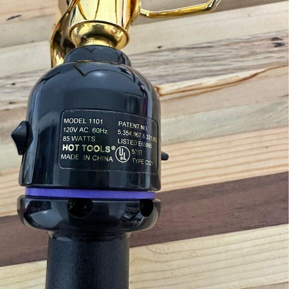 Hot Tools Salon Curling Iron 24k Gold ( 3/4" Model 1101) - Picture 5 of 7